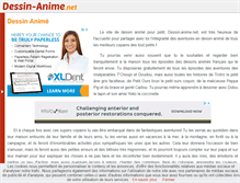 Tablet Screenshot of dessin-anime.net